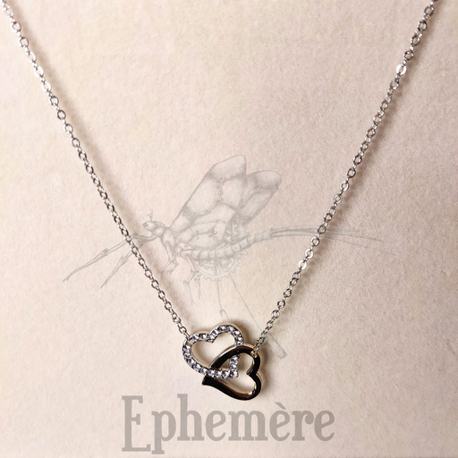 Pendentif double coeurs SWAROVSKI